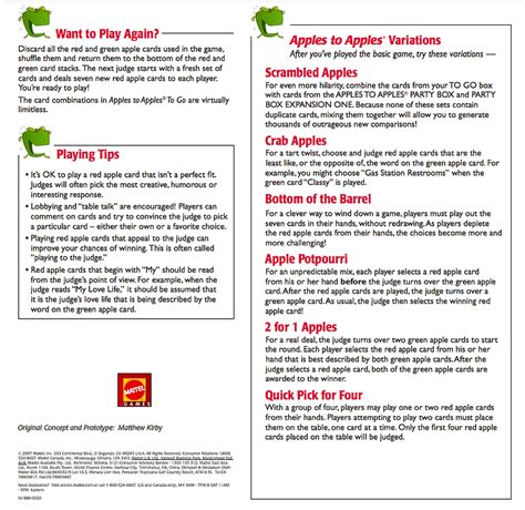 apples to apples game rules|Apples to Apples Rules .
